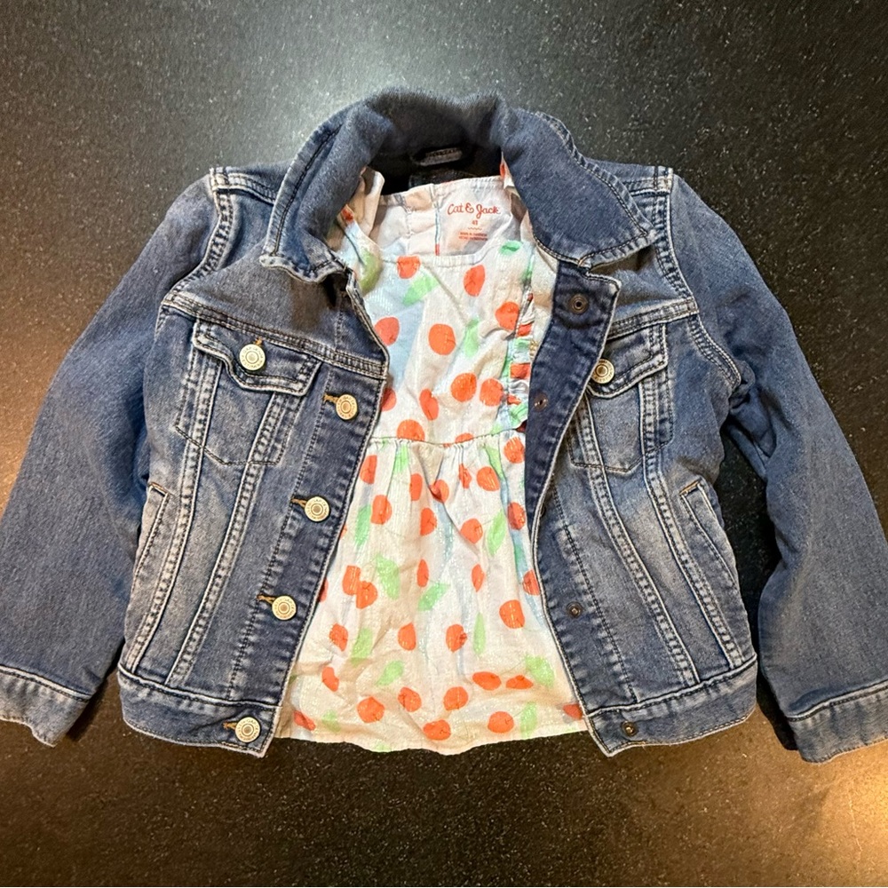 Gap Denim Jacket and Cat & Jack Top